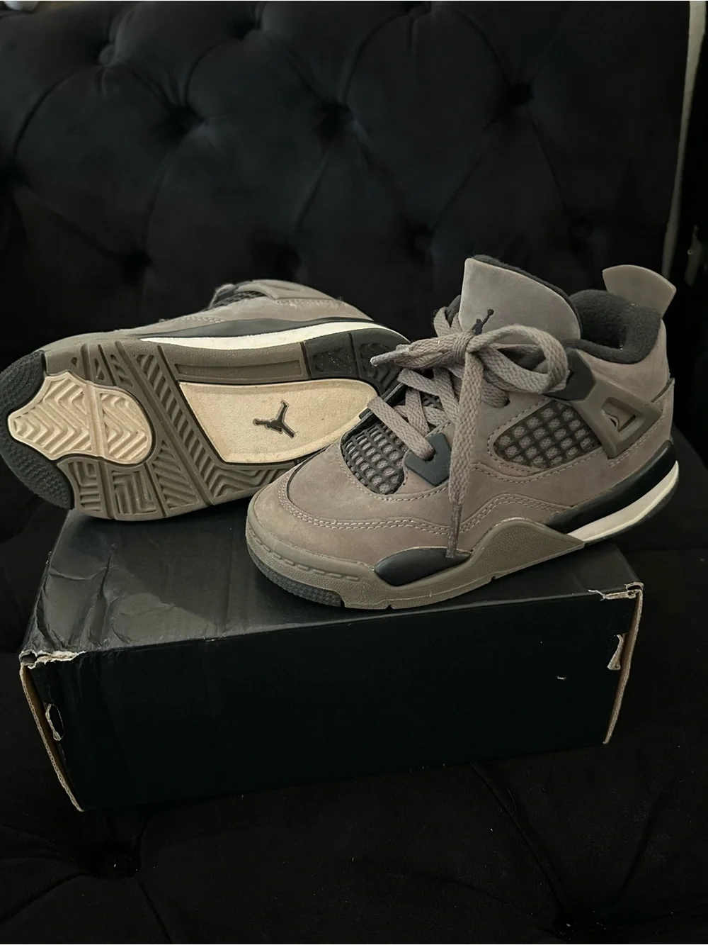 Jordan 4 Grey and Black